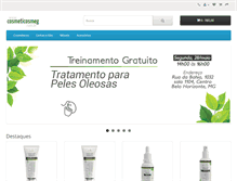 Tablet Screenshot of cosmeticosmeg.com.br